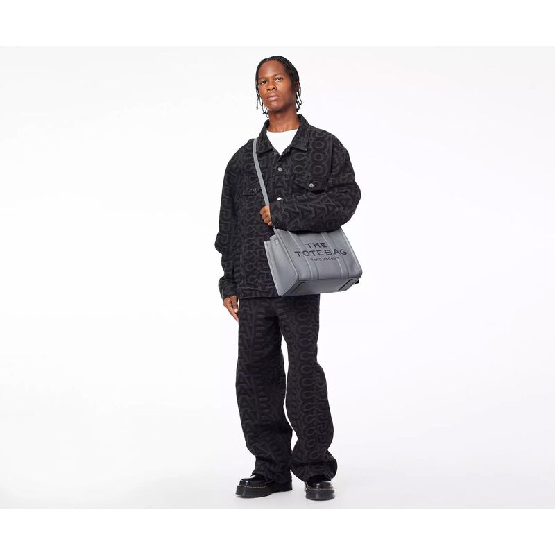 MARC JACOBS The Leather Medium Tote Bag image number 3